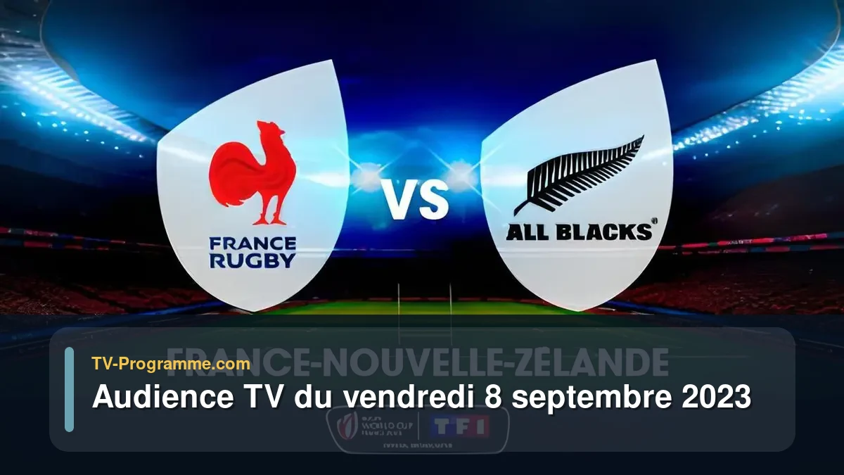 Audiences TV et audimat en prime time du Vendredi 8 septembre 2023