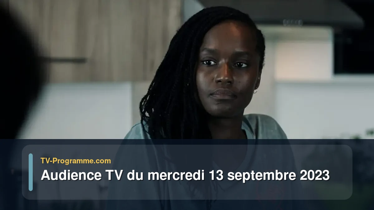 Audiences TV et audimat en prime time du Mercredi 13 septembre 2023
