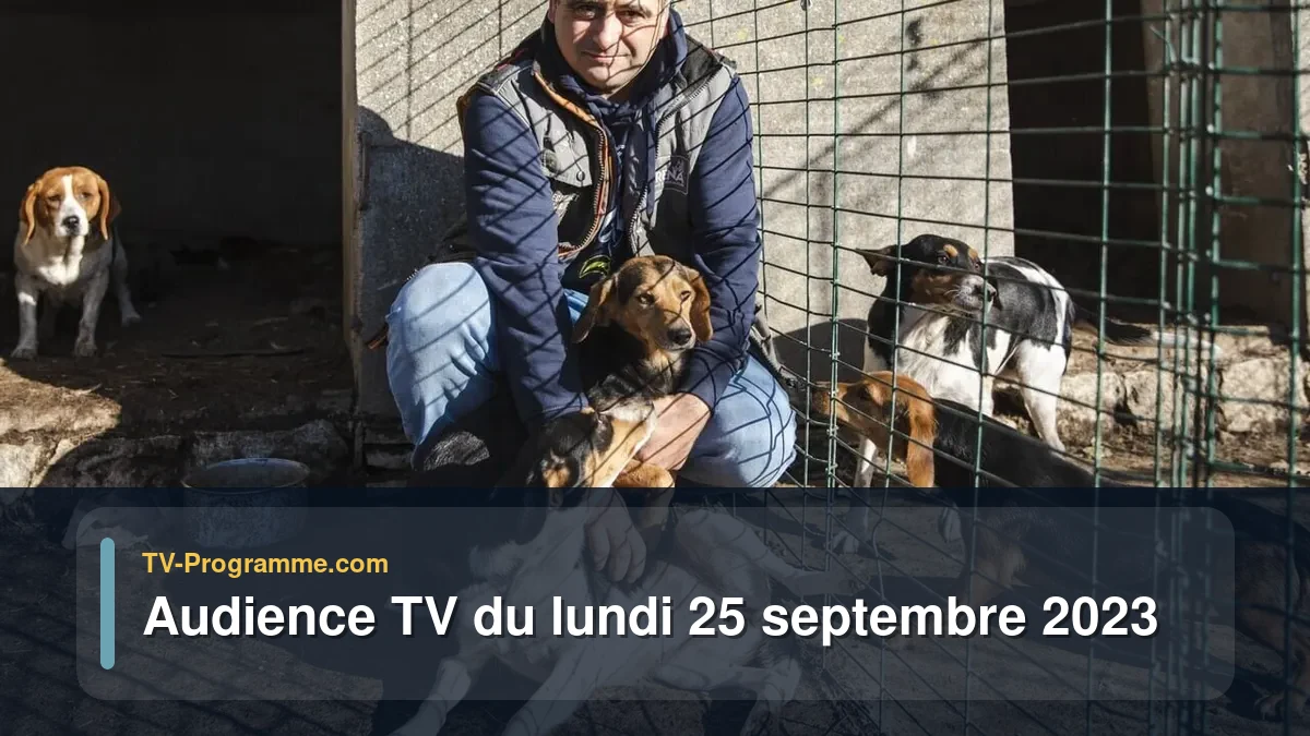 Audiences TV et audimat en prime time du Lundi 25 septembre 2023