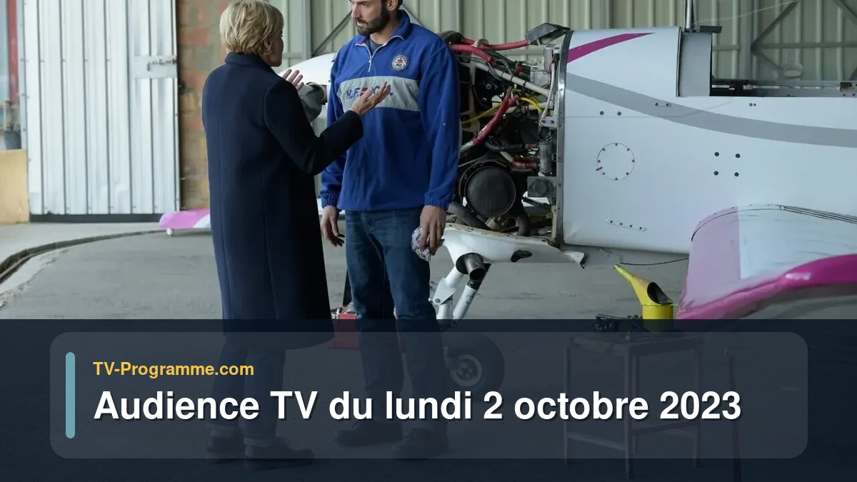 Audiences TV et audimat en prime time du Lundi 2 octobre 2023
