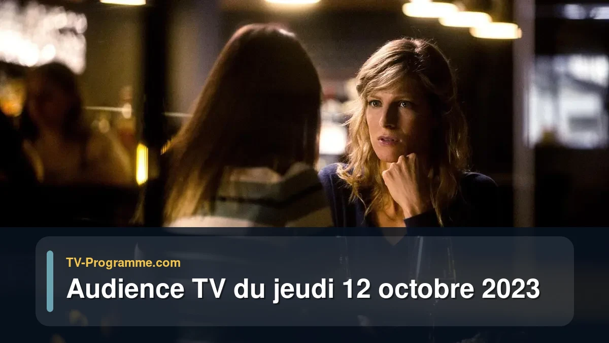 Audiences TV et audimat en prime time du Jeudi 12 octobre 2023