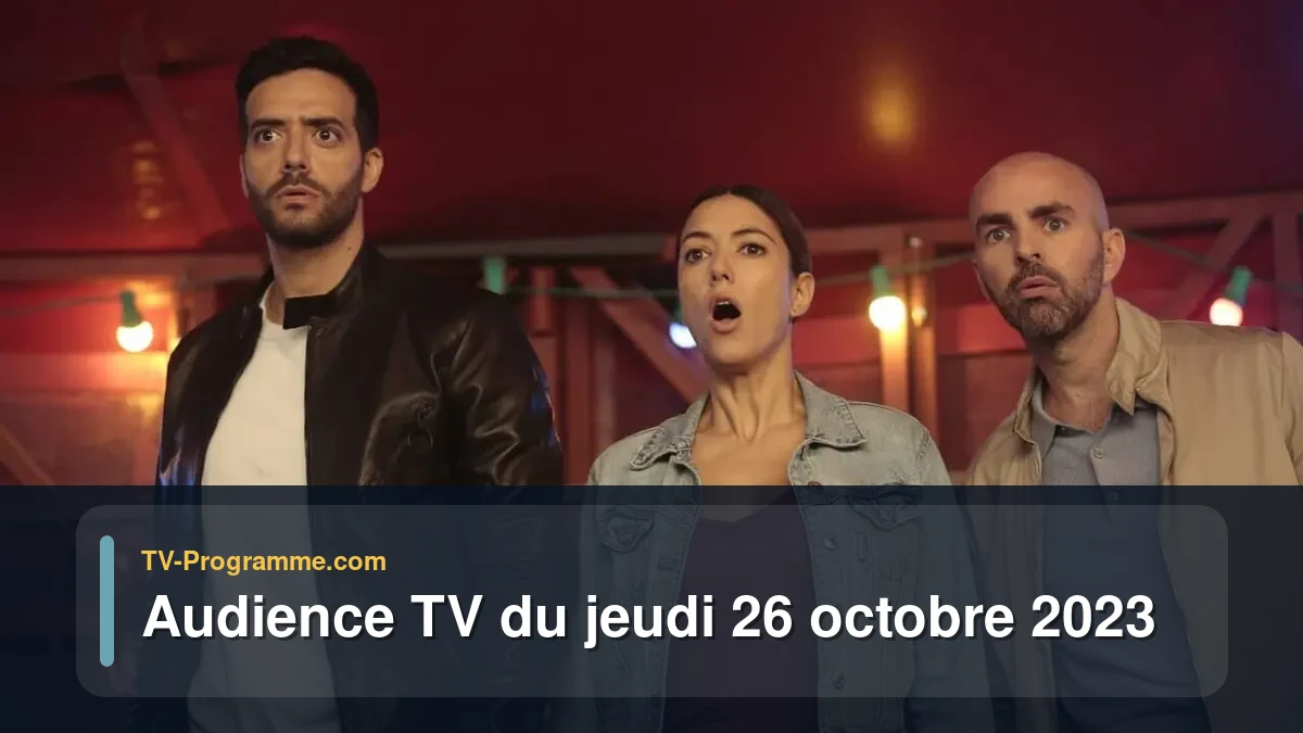 Audiences TV et audimat en prime time du Jeudi 26 octobre 2023
