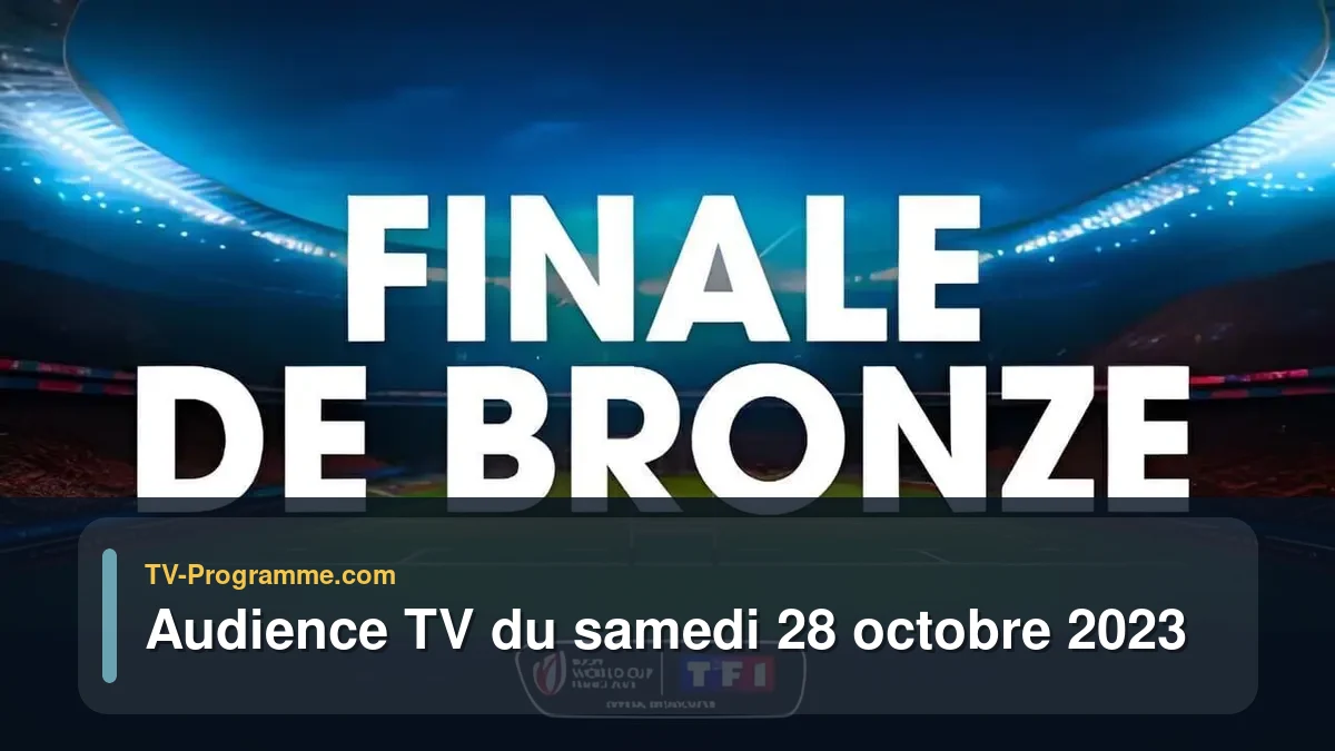 Audiences TV et audimat en prime time du Samedi 28 octobre 2023