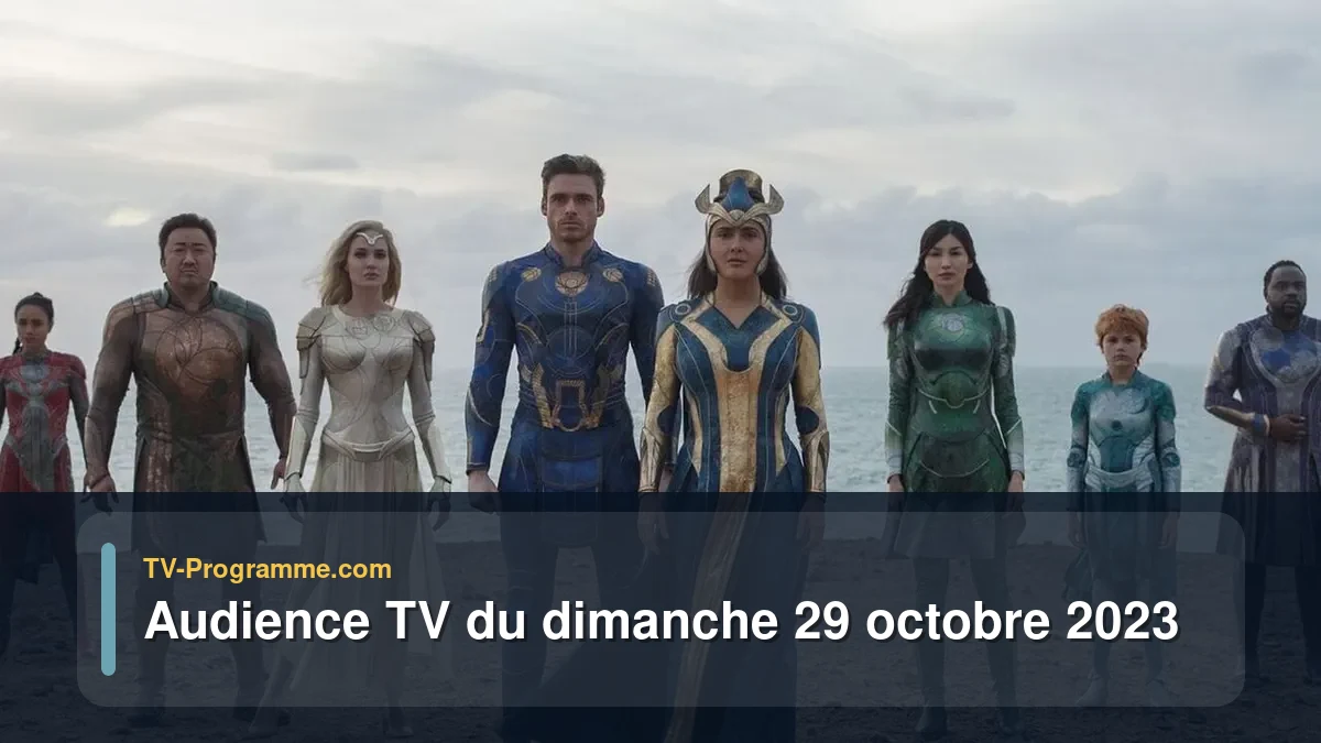 Audiences TV et audimat en prime time du Dimanche 29 octobre 2023