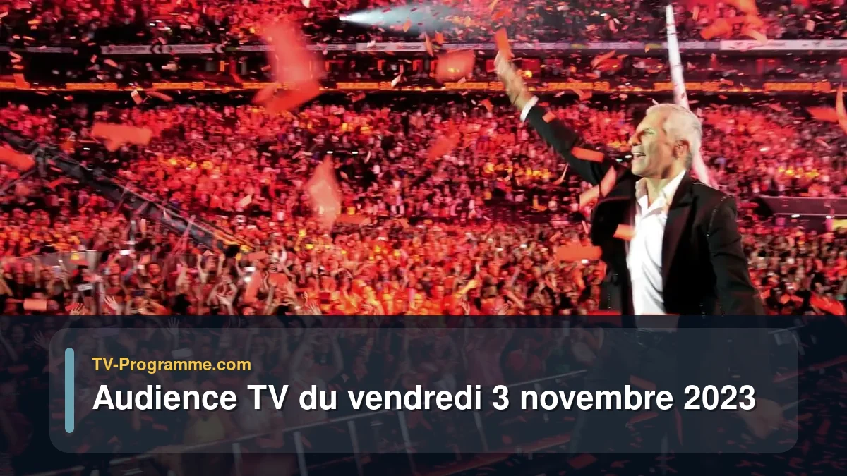 Audiences TV et audimat en prime time du Vendredi 3 novembre 2023