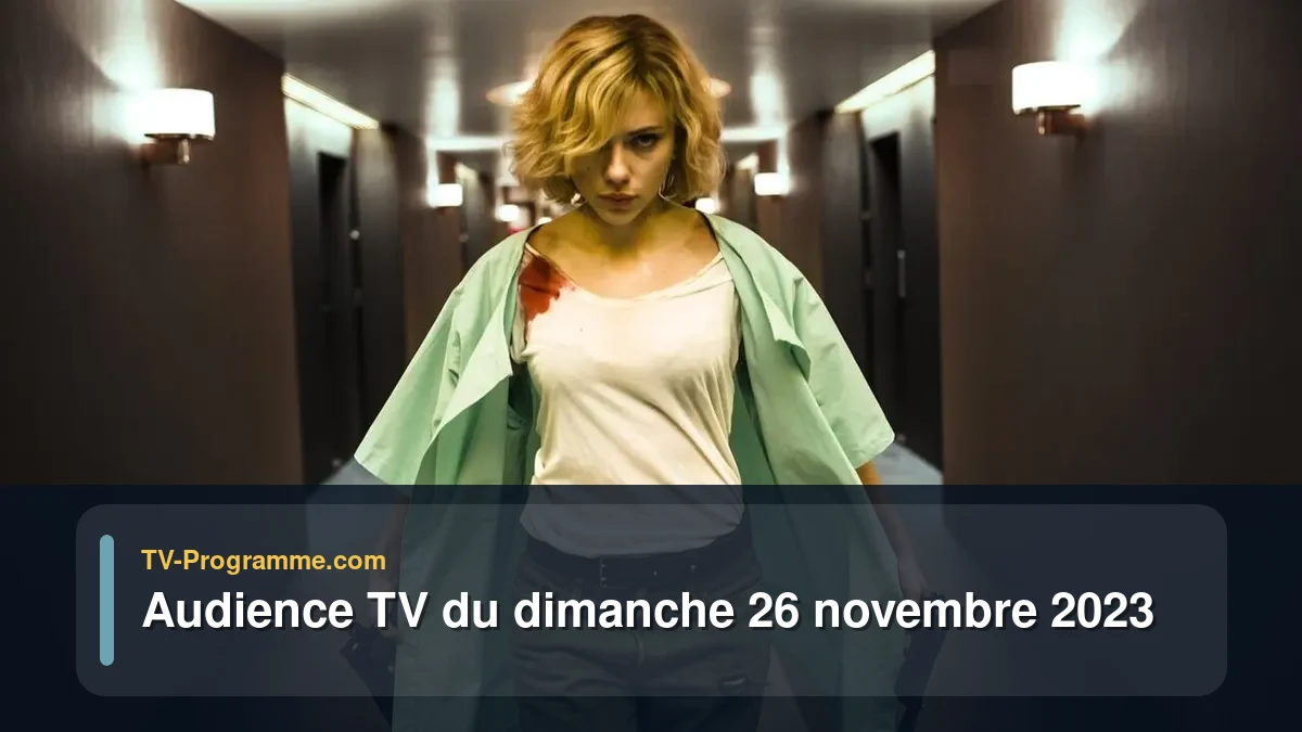 Audiences TV et audimat en prime time du Dimanche 26 novembre 2023