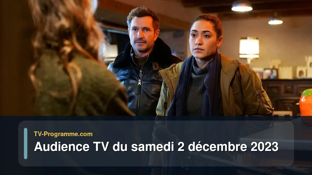 Audiences TV et audimat en prime time du Samedi 2 décembre 2023