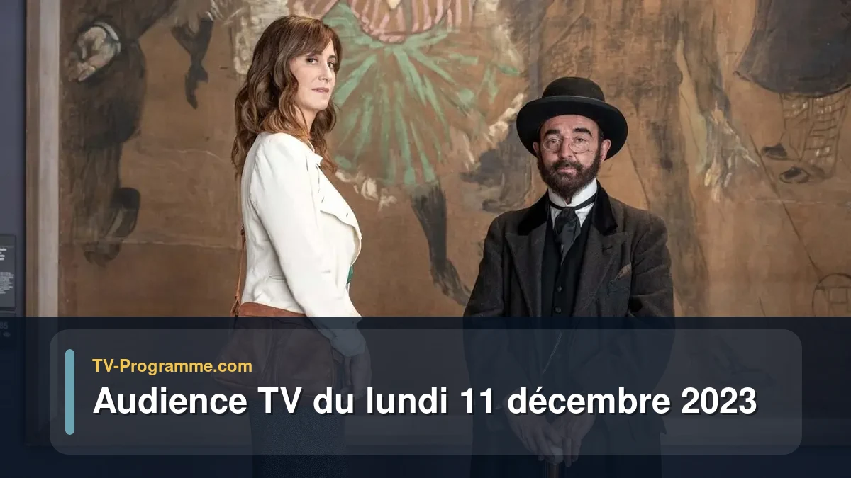 Audiences TV et audimat en prime time du Lundi 11 décembre 2023