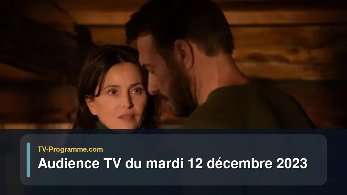 Audiences TV et audimat en prime time du Mardi 12 décembre 2023