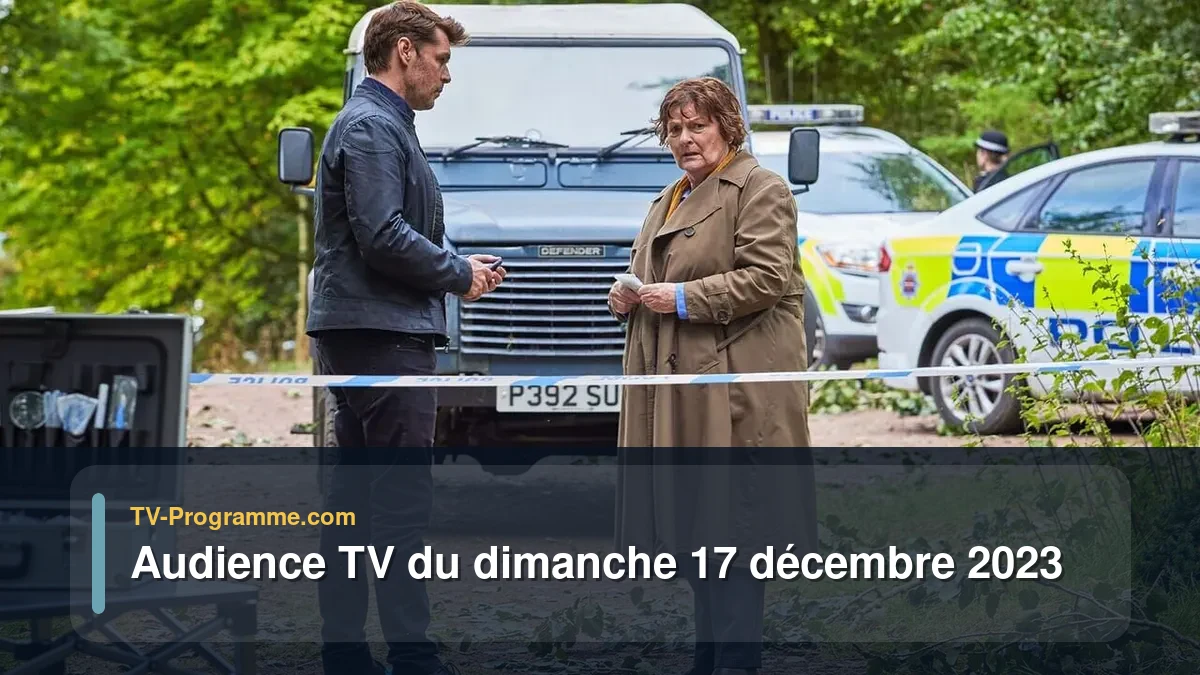 Audiences TV et audimat en prime time du Dimanche 17 décembre 2023