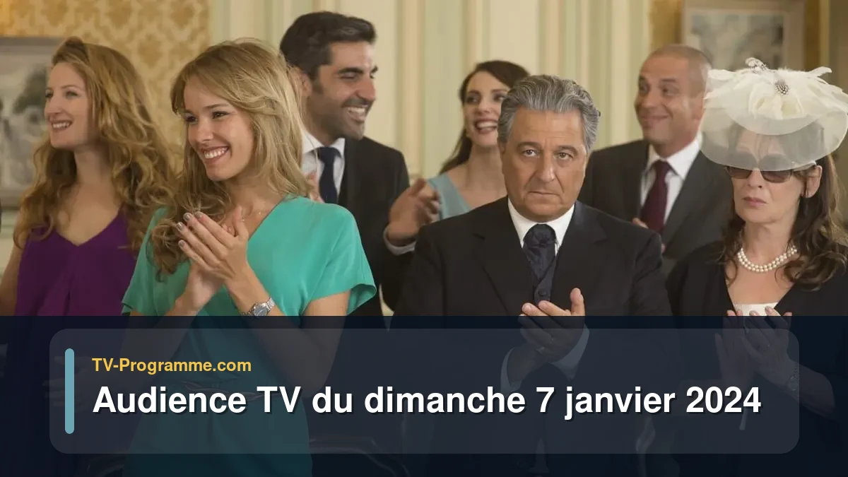 Audiences TV et audimat en prime time du Dimanche 7 janvier 2024