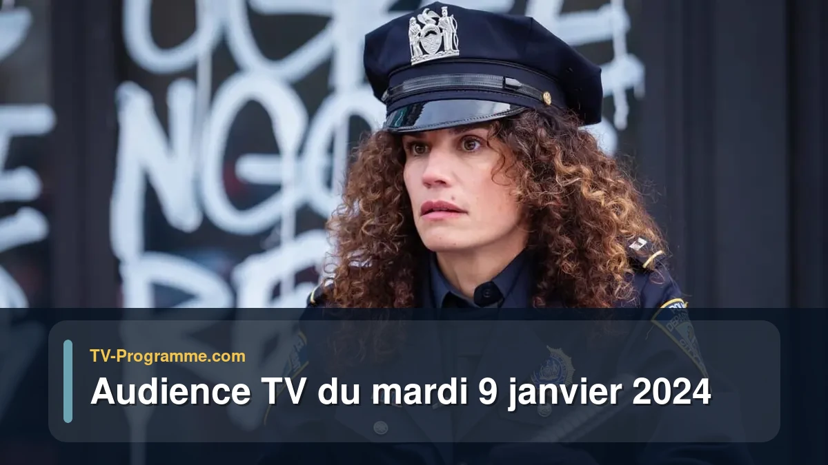 Audiences TV et audimat en prime time du Mardi 9 janvier 2024
