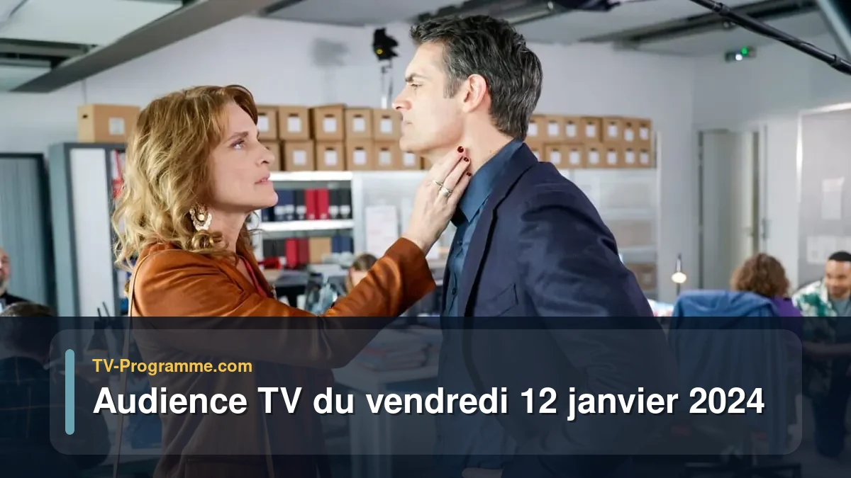 Audiences TV et audimat en prime time du Vendredi 12 janvier 2024