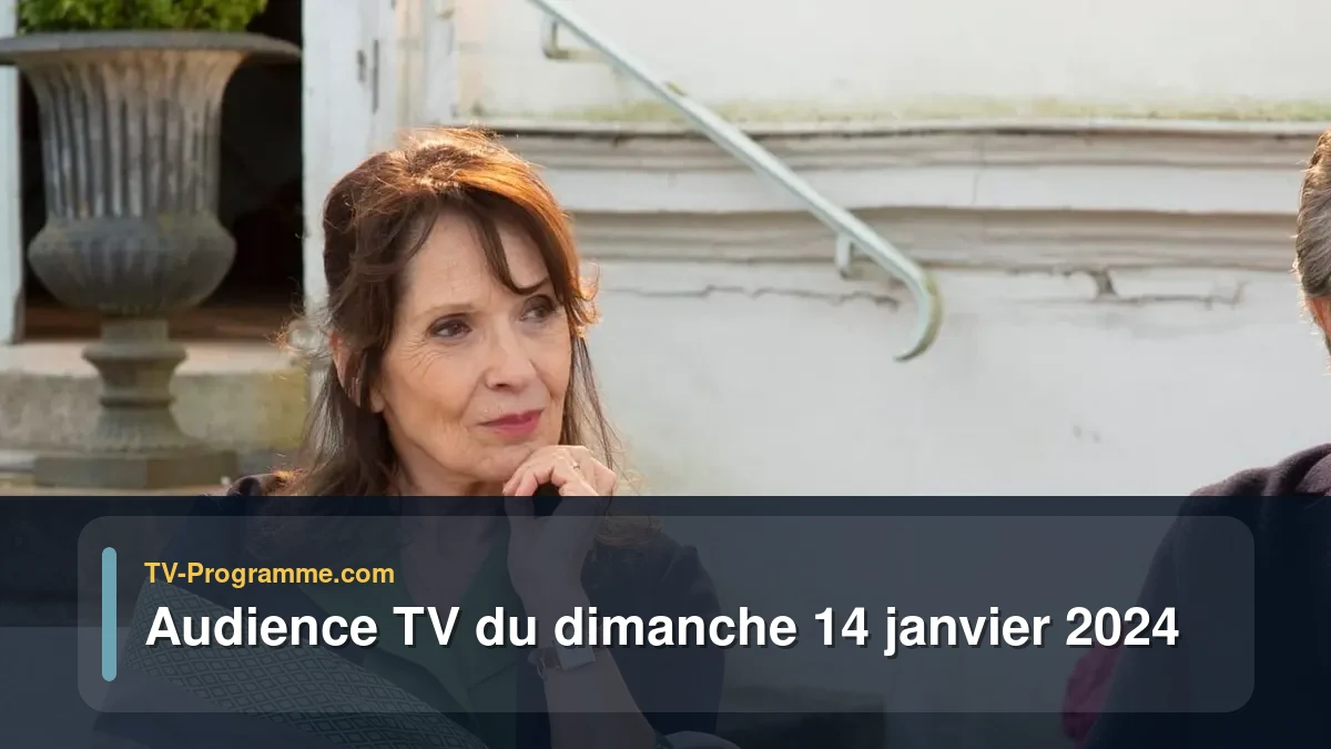 Audiences TV et audimat en prime time du Dimanche 14 janvier 2024