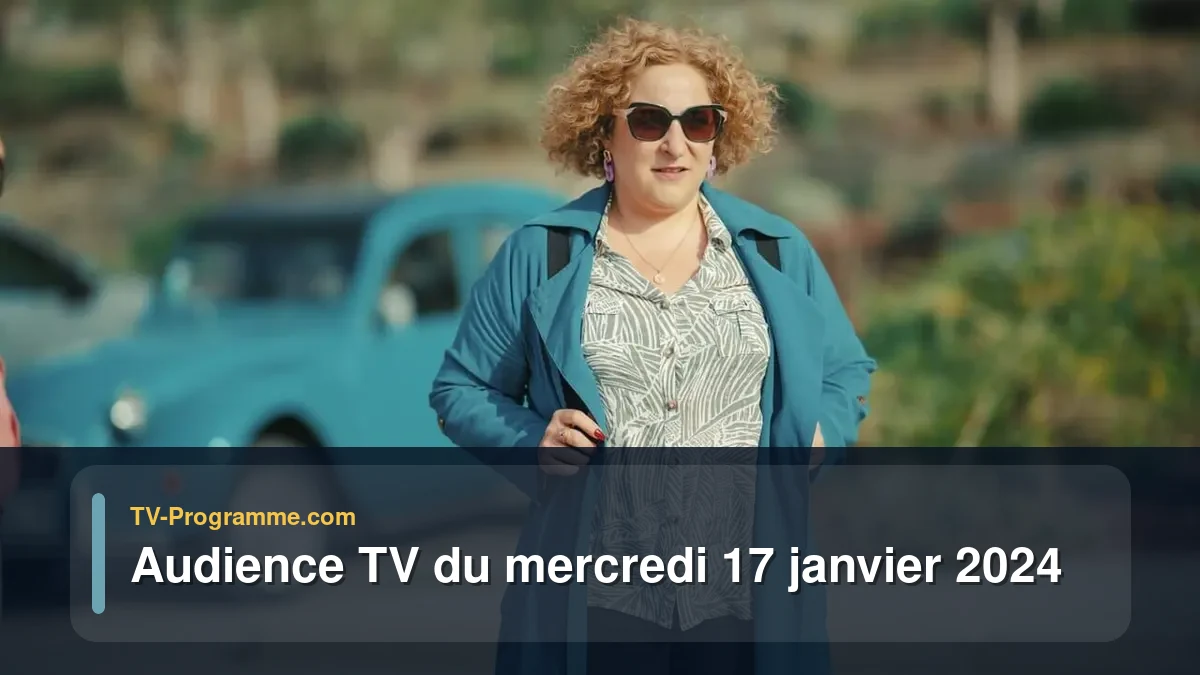 Audiences TV et audimat en prime time du Mercredi 17 janvier 2024