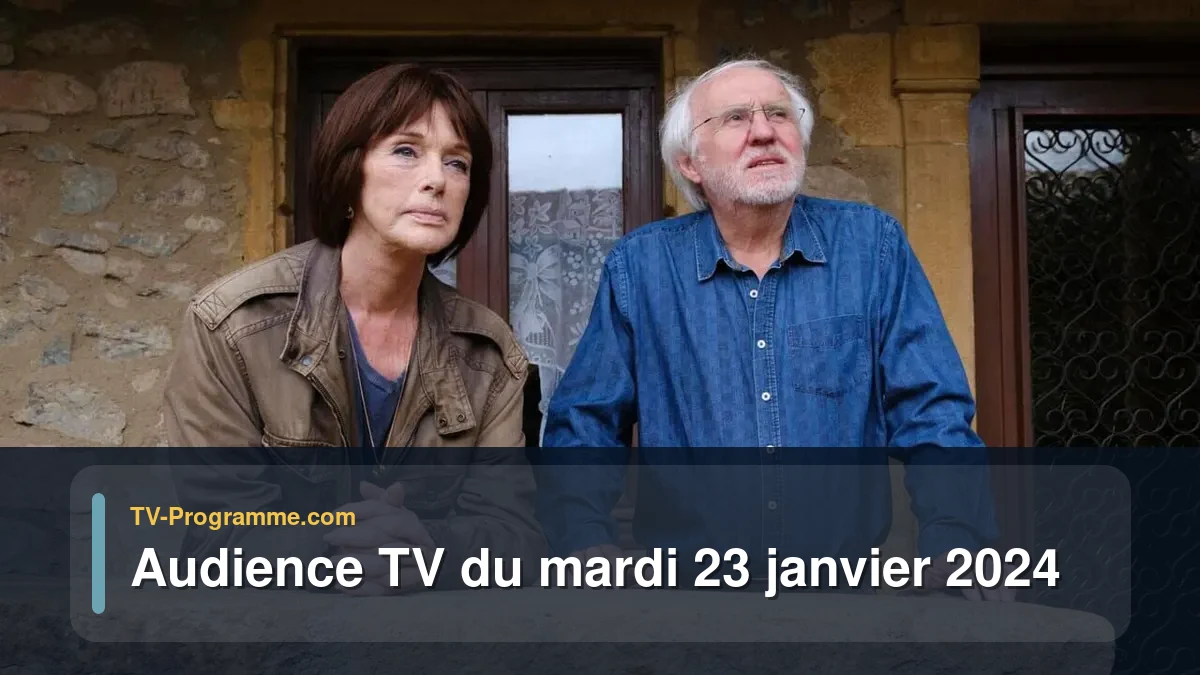 Audiences TV et audimat en prime time du Mardi 23 janvier 2024
