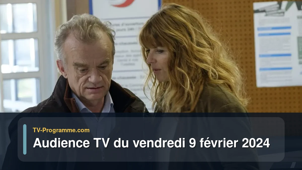 Audiences TV et audimat en prime time du Vendredi 9 février 2024