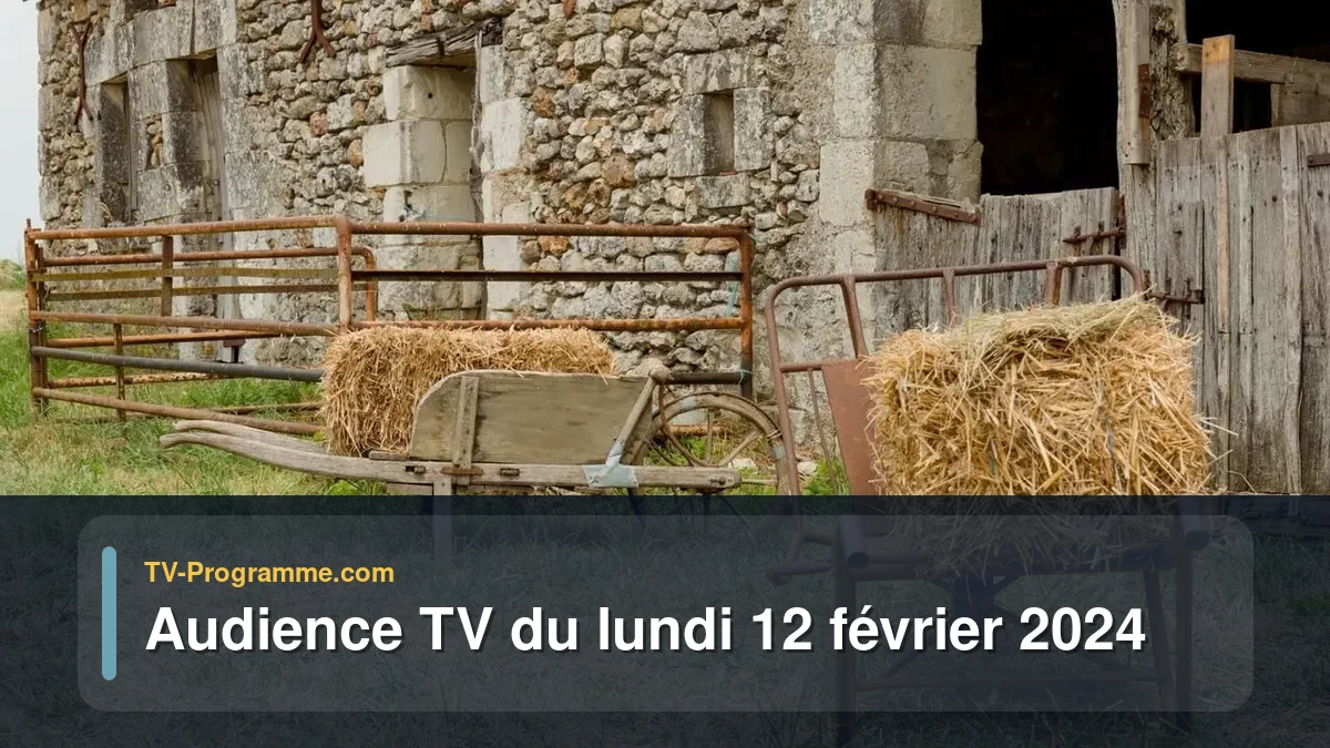 Audiences TV et audimat en prime time du Lundi 12 février 2024