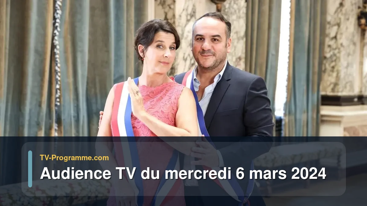 Audiences TV et audimat en prime time du Mercredi 6 mars 2024