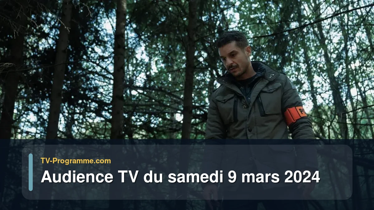 Audiences TV et audimat en prime time du Samedi 9 mars 2024