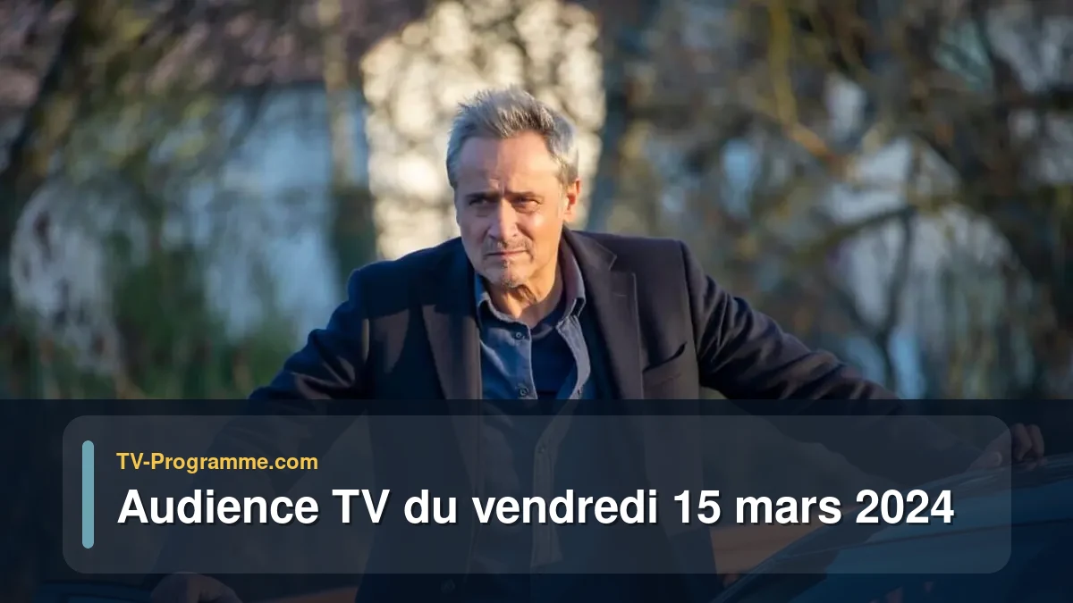 Audiences TV et audimat en prime time du Vendredi 15 mars 2024