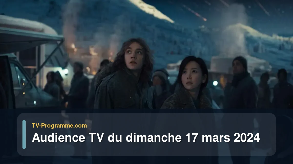 Audiences TV et audimat en prime time du Dimanche 17 mars 2024
