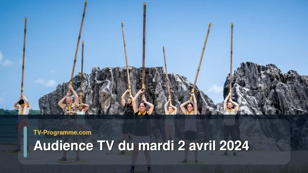 Audiences TV et audimat en prime time du Mardi 2 avril 2024