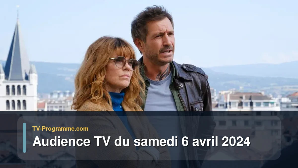 Audiences TV et audimat en prime time du Samedi 6 avril 2024