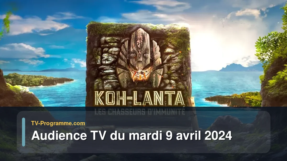 Audiences TV et audimat en prime time du Mardi 9 avril 2024