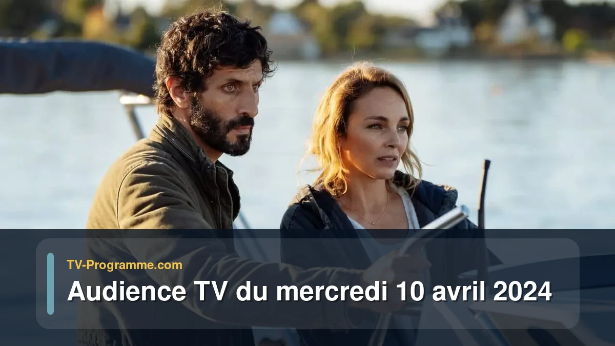Audiences TV et audimat en prime time du Mercredi 10 avril 2024