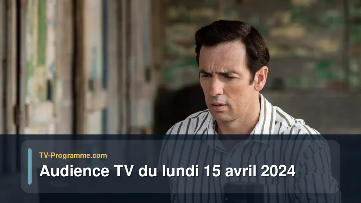 Audiences TV et audimat en prime time du Lundi 15 avril 2024