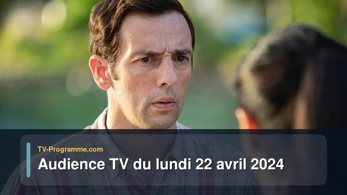 Audiences TV et audimat en prime time du Lundi 22 avril 2024