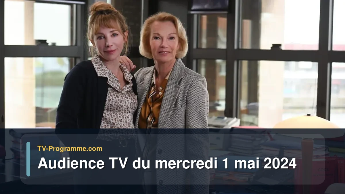 Audiences TV et audimat en prime time du Mercredi 1 mai 2024
