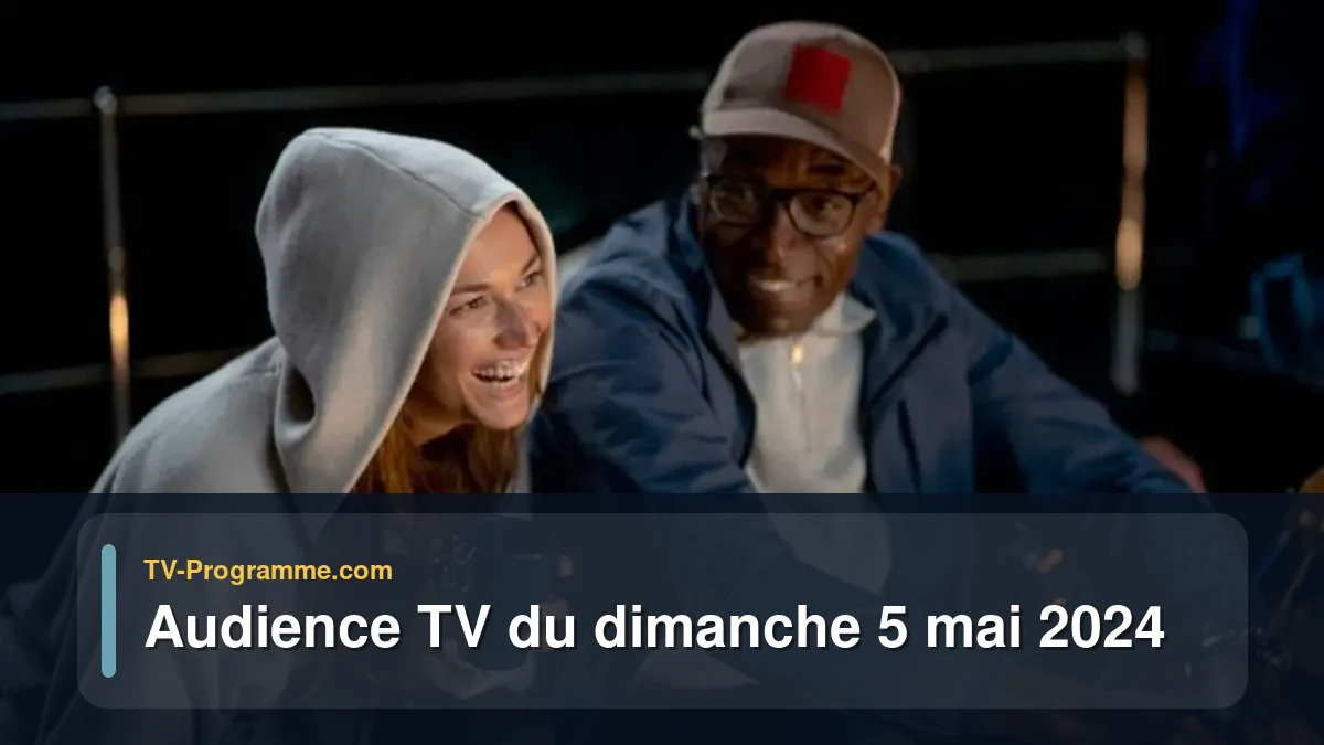 Audiences TV et audimat en prime time du Dimanche 5 mai 2024