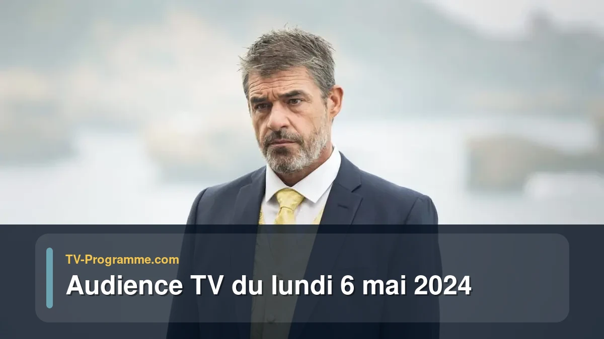 Audiences TV et audimat en prime time du Lundi 6 mai 2024