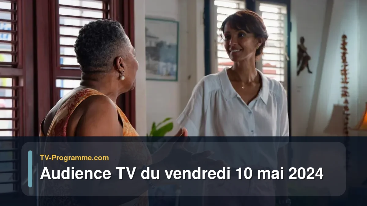Audiences TV et audimat en prime time du Vendredi 10 mai 2024