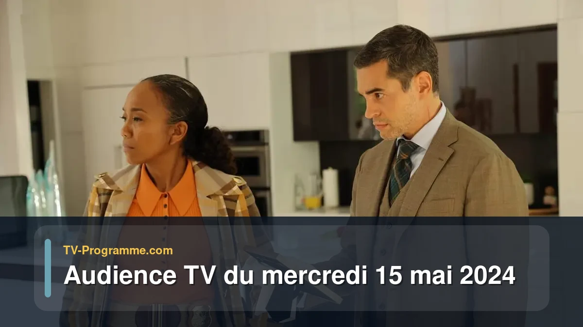 Audiences TV et audimat en prime time du Mercredi 15 mai 2024