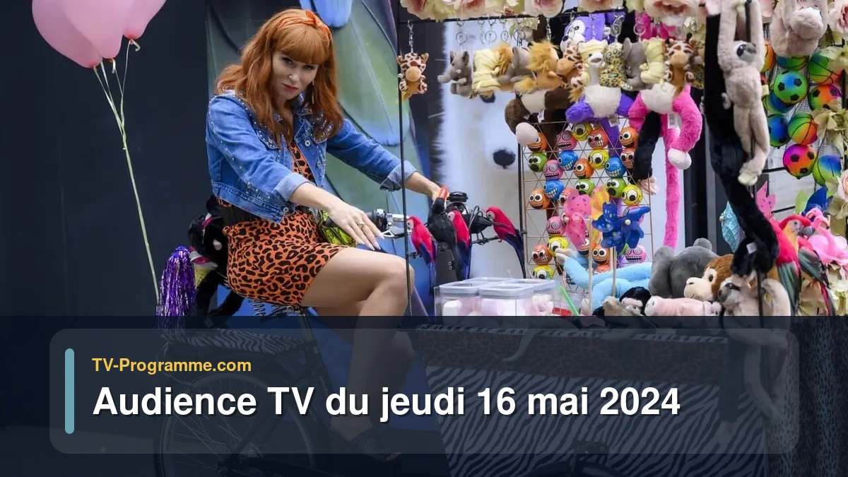 Audiences TV et audimat en prime time du Jeudi 16 mai 2024