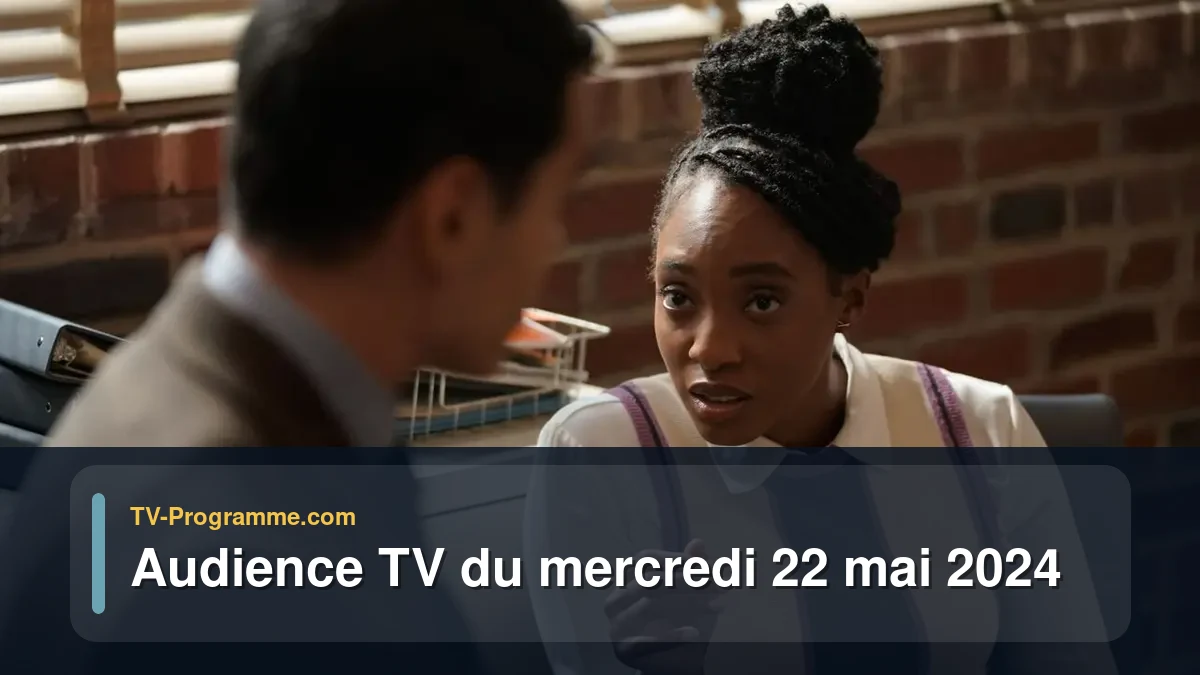 Audiences TV et audimat en prime time du Mercredi 22 mai 2024