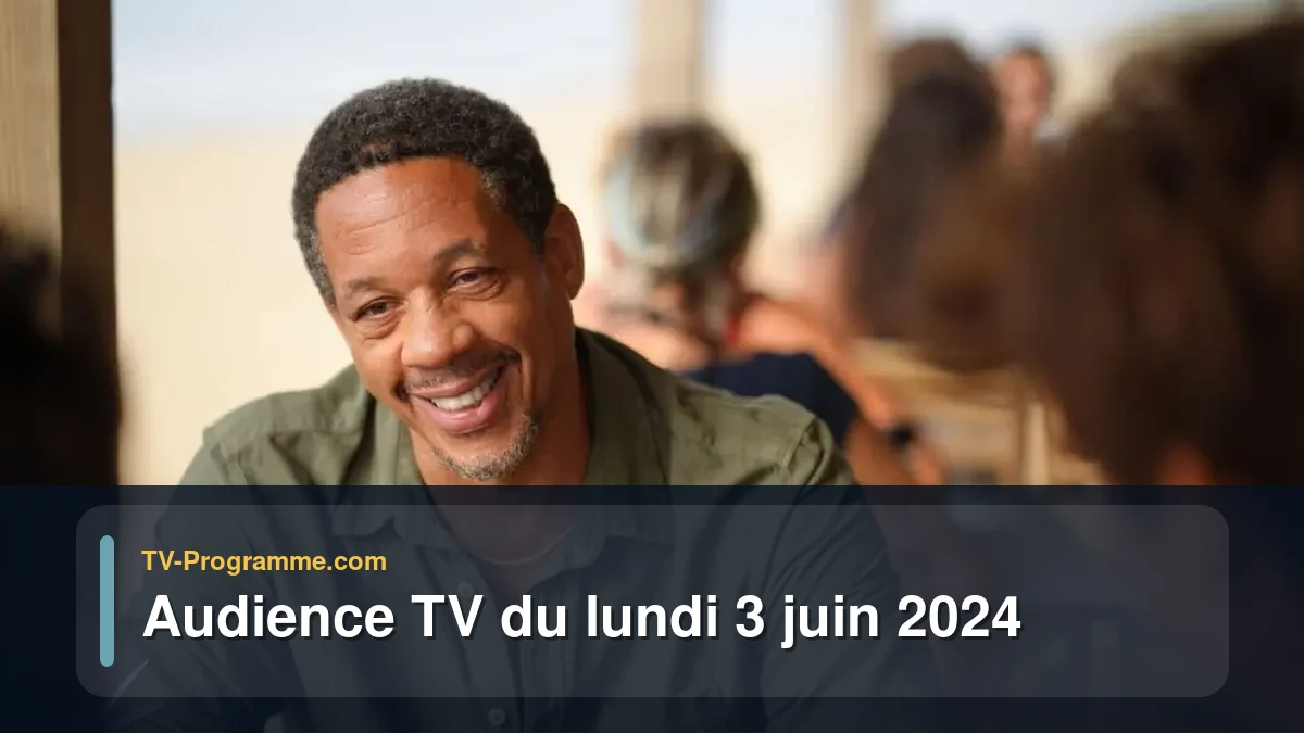 Audiences TV et audimat en prime time du Lundi 3 juin 2024