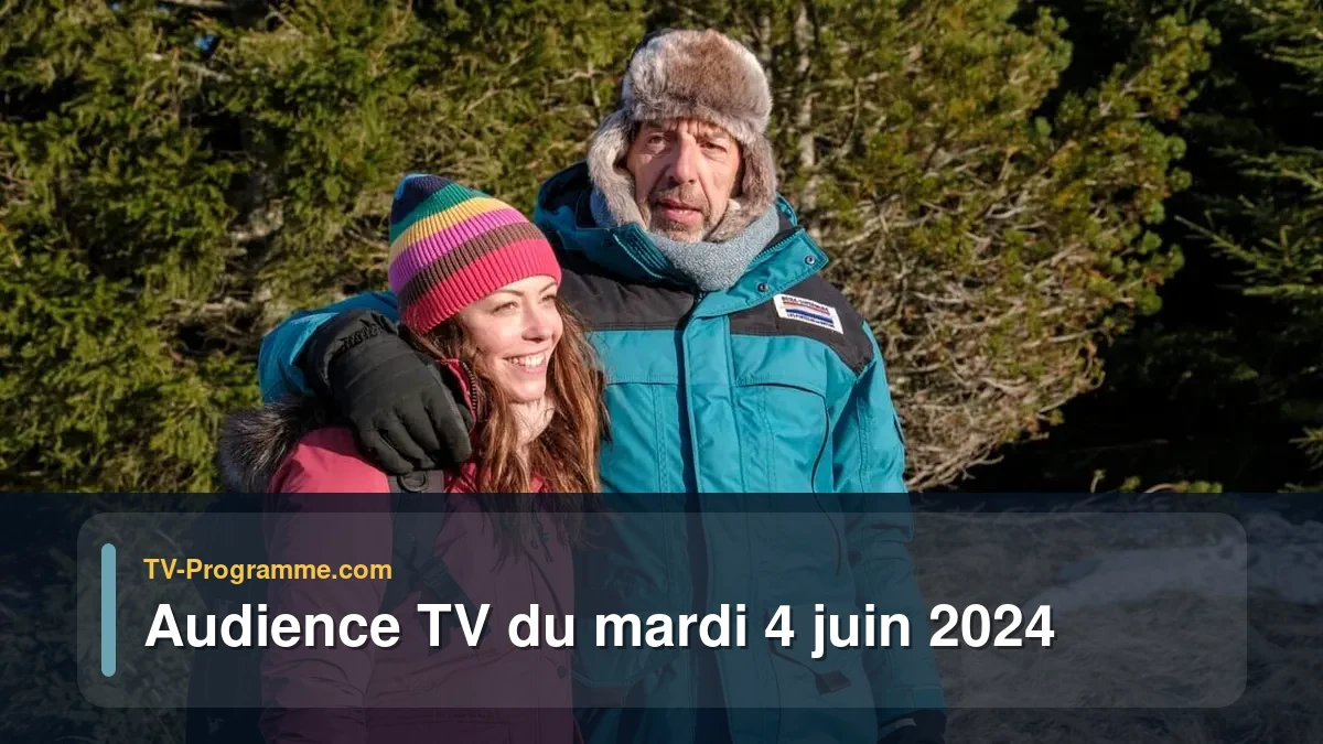 Audiences TV et audimat en prime time du Mardi 4 juin 2024