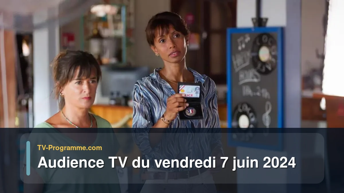 Audiences TV et audimat en prime time du Vendredi 7 juin 2024