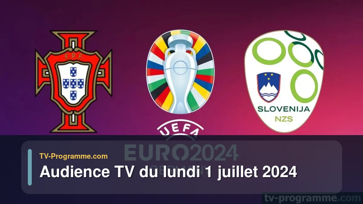 Audiences TV et audimat en prime time du Lundi 1 juillet 2024
