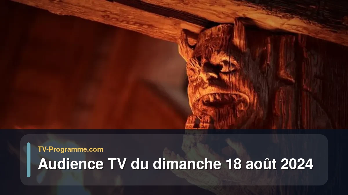 Audiences TV et audimat en prime time du Dimanche 18 août 2024