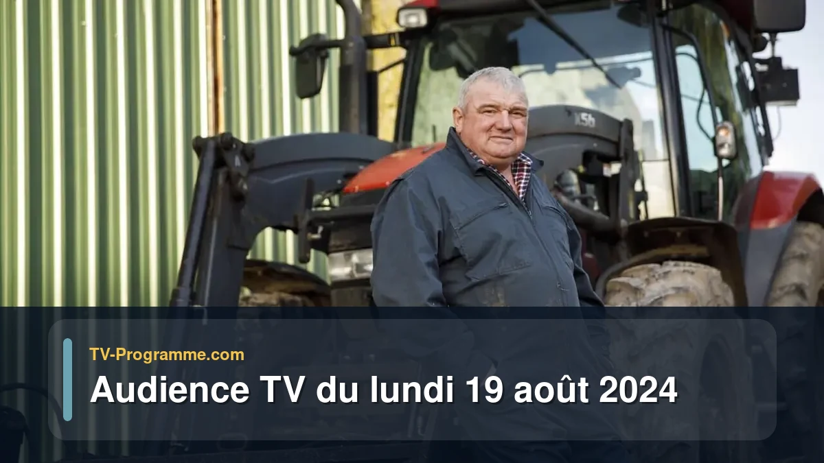 Audiences TV et audimat en prime time du Lundi 19 août 2024