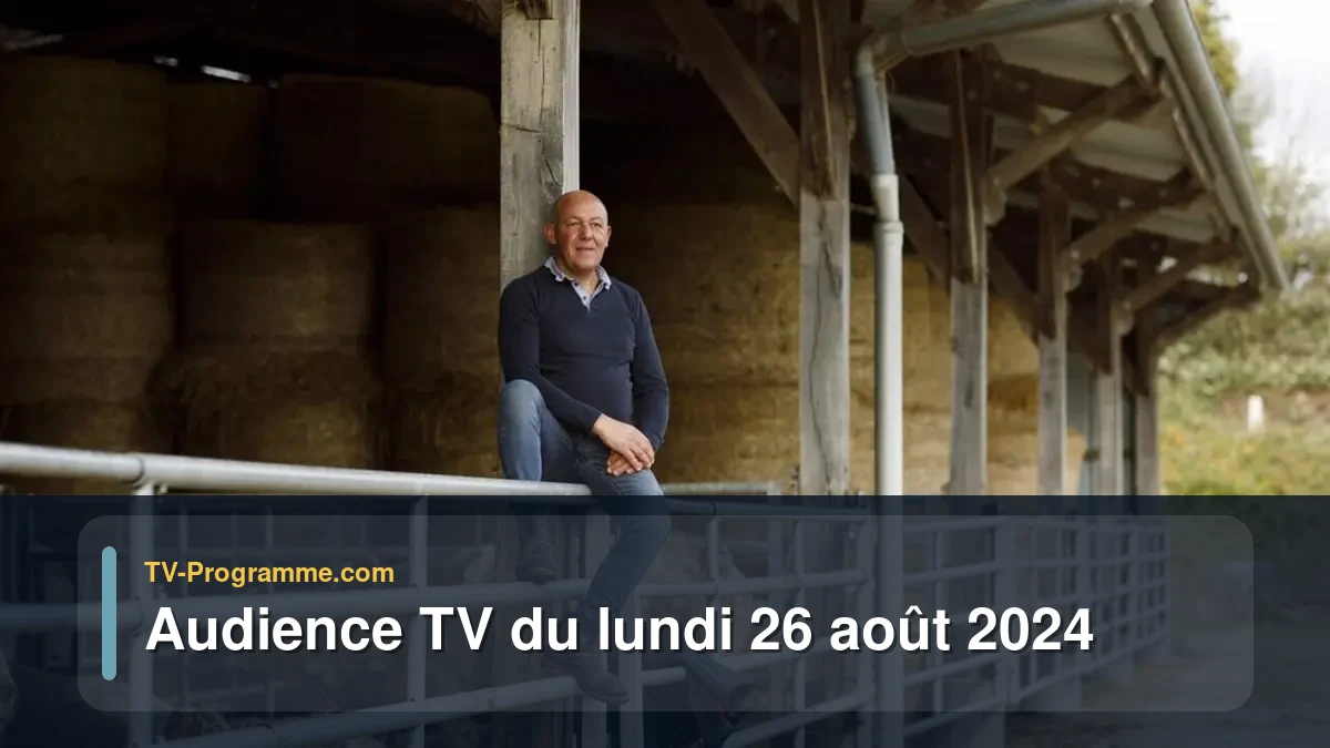 Audiences TV et audimat en prime time du Lundi 26 août 2024
