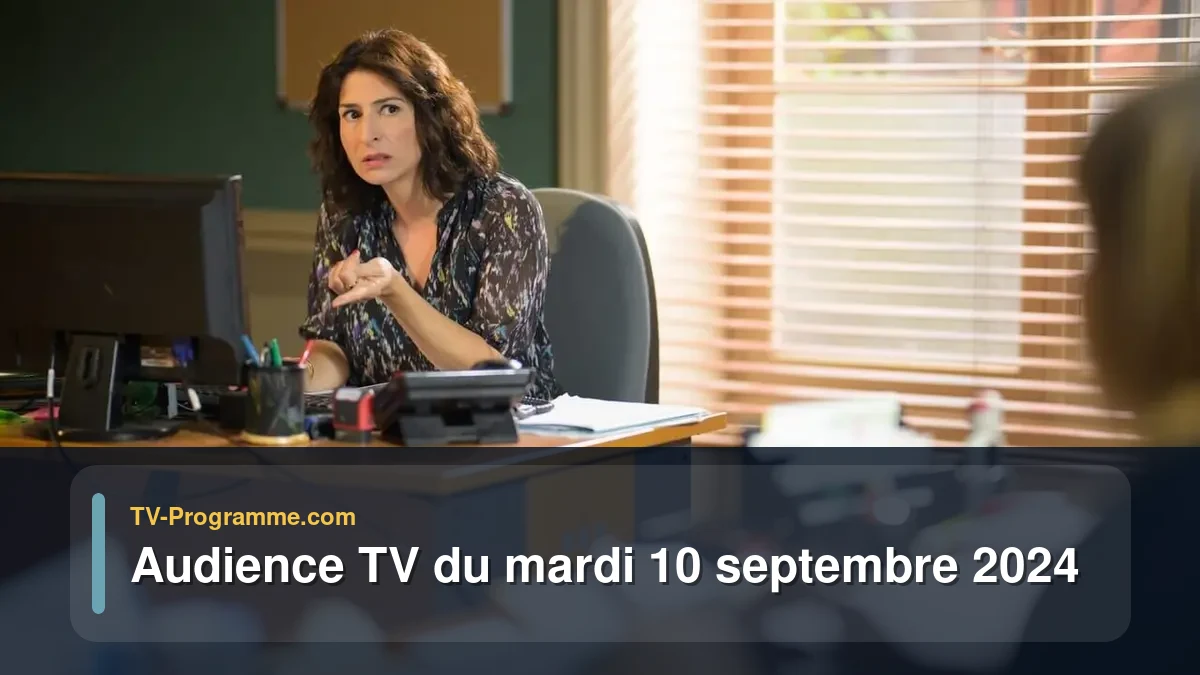 Audiences TV et audimat en prime time du Mardi 10 septembre 2024