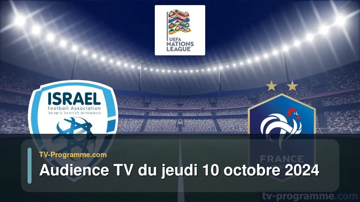 Audiences TV et audimat en prime time du Jeudi 10 octobre 2024