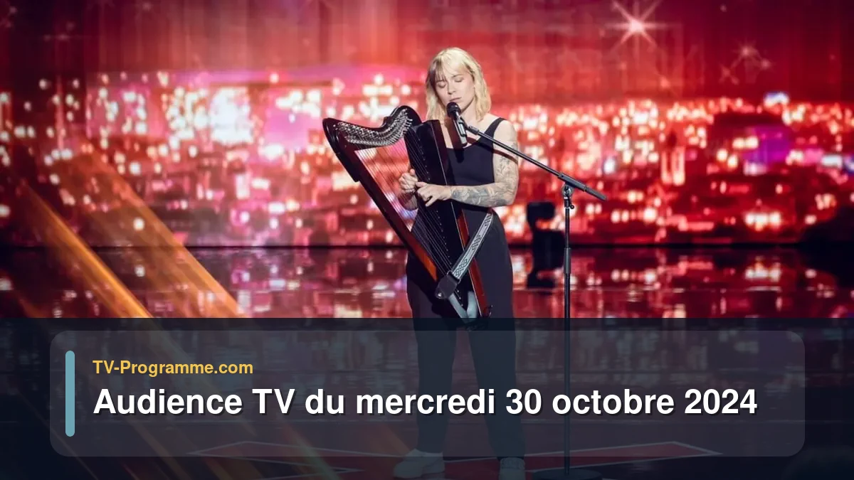 Audiences TV et audimat en prime time du Mercredi 30 octobre 2024