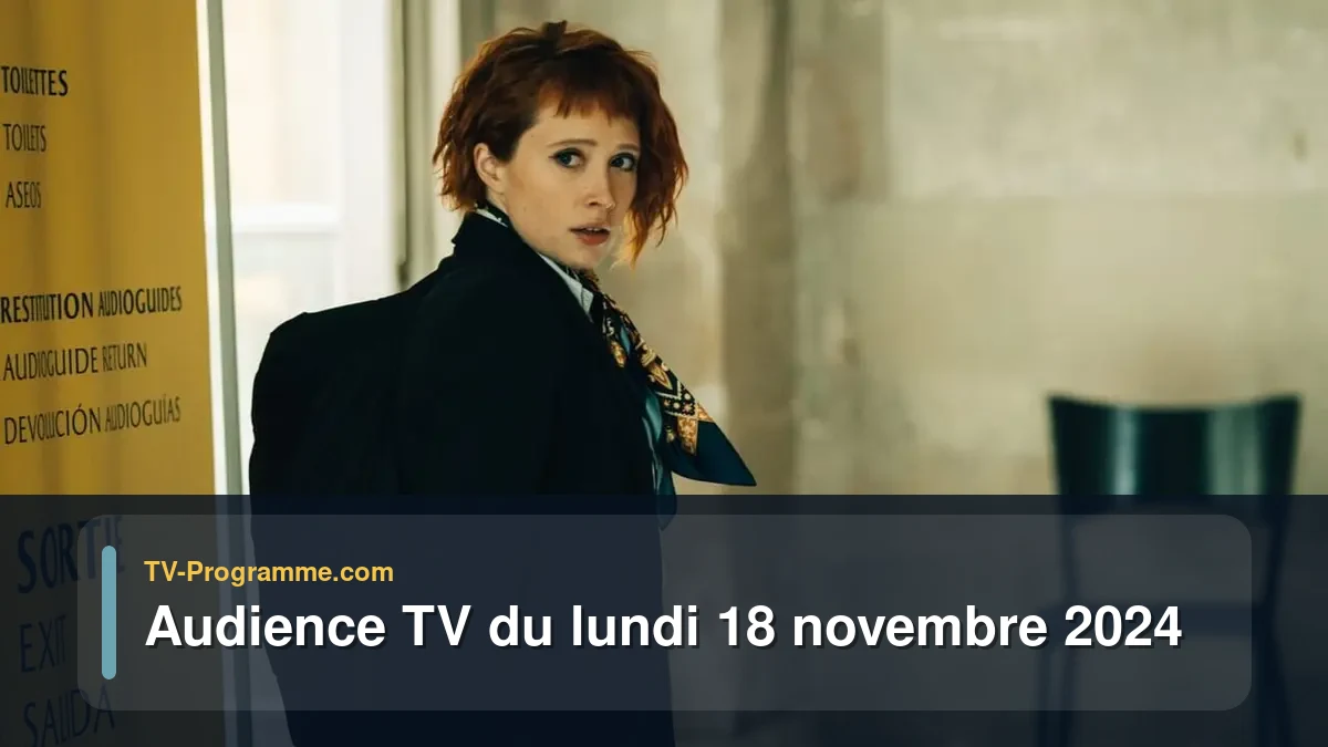 Audiences TV et audimat en prime time du Lundi 18 novembre 2024